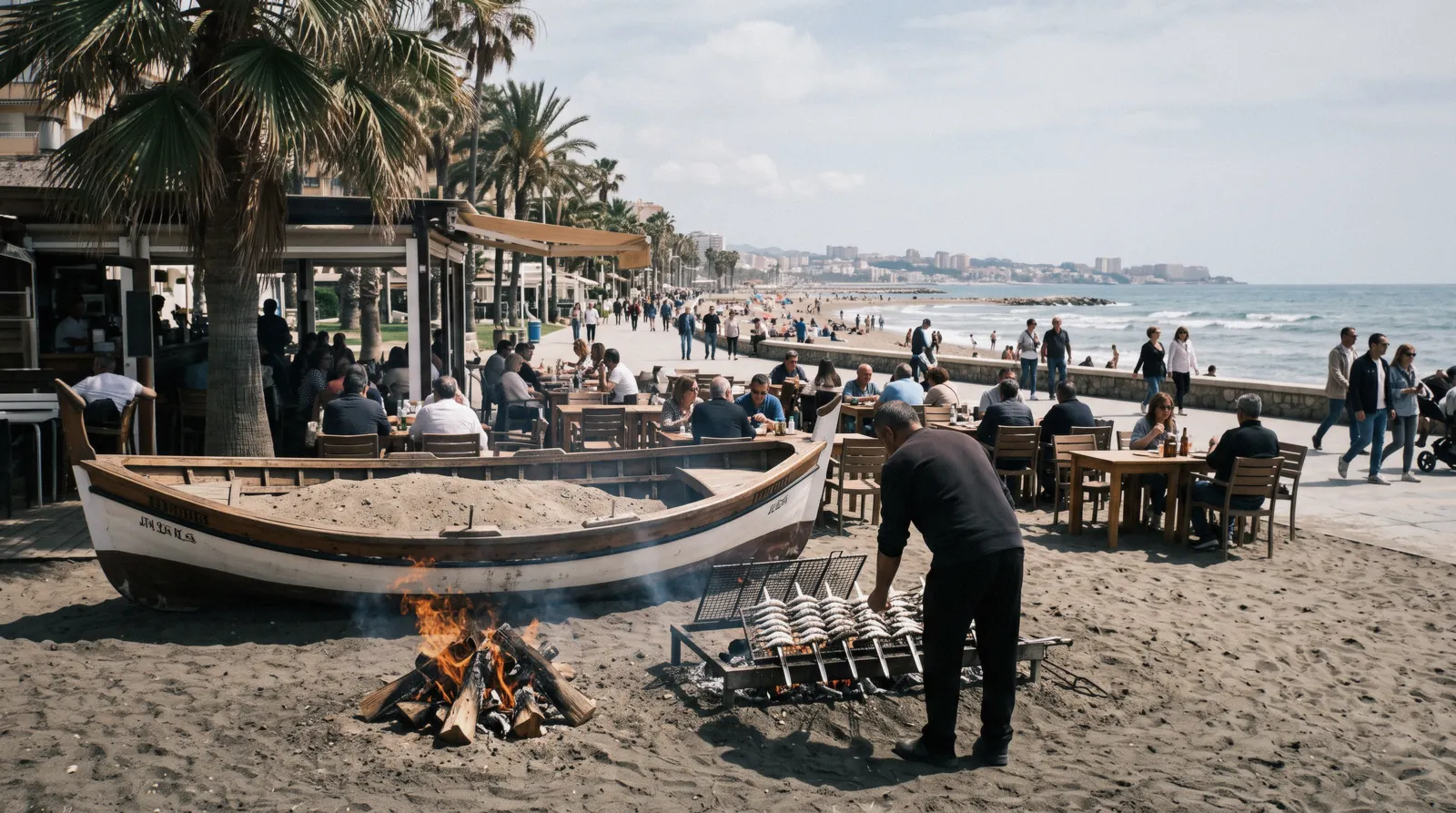 A two-day route through Málaga with the beach
