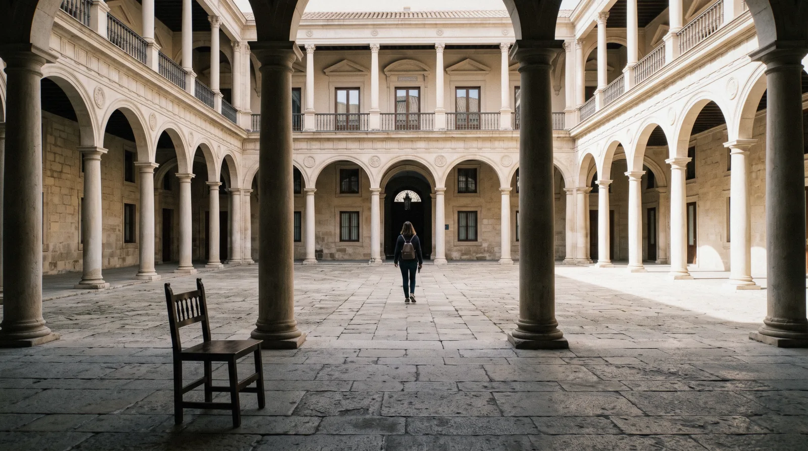 The courtyard of the Palacio de Buenavista, home of the Museo Picasso, the most visited of the Málaga museums