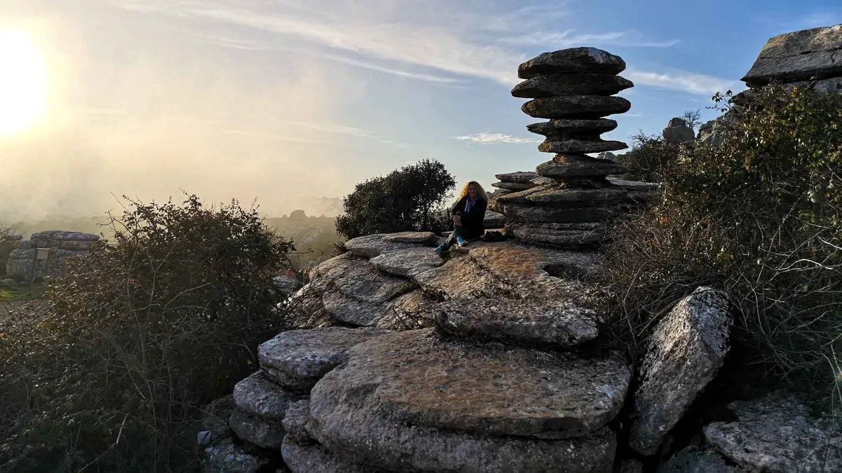The entrance passage of the Menga dolmen at Antequera on a dolmens and El Torcal day trip from Málaga